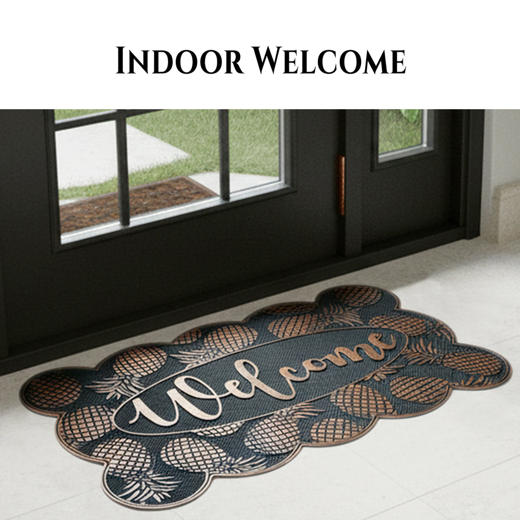NICJAK Pineapple Scalloped Mat